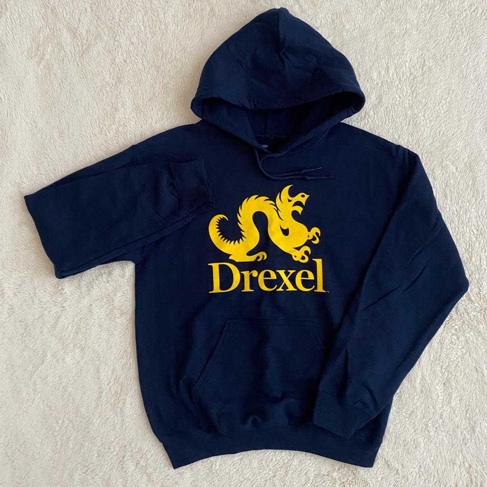 Men’s Drexel University Hoodie, Fanatics, Size Small, NEW